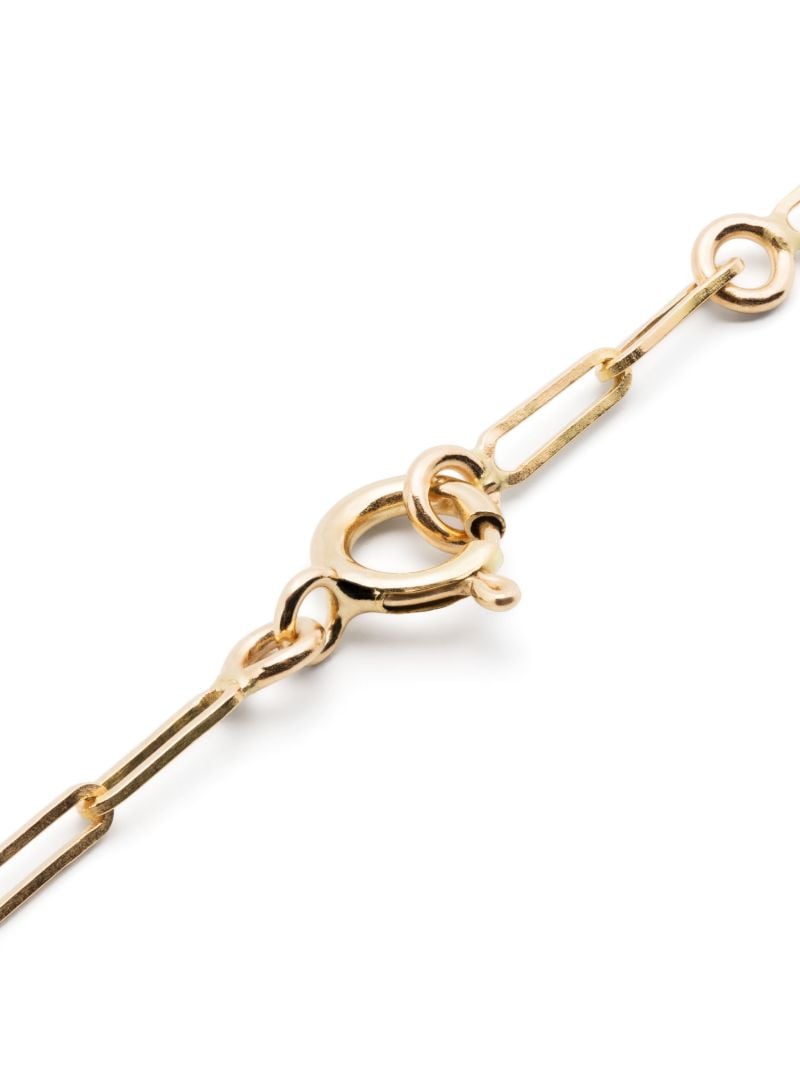 18k Yellow Gold Riviere Diamond Bracelet
