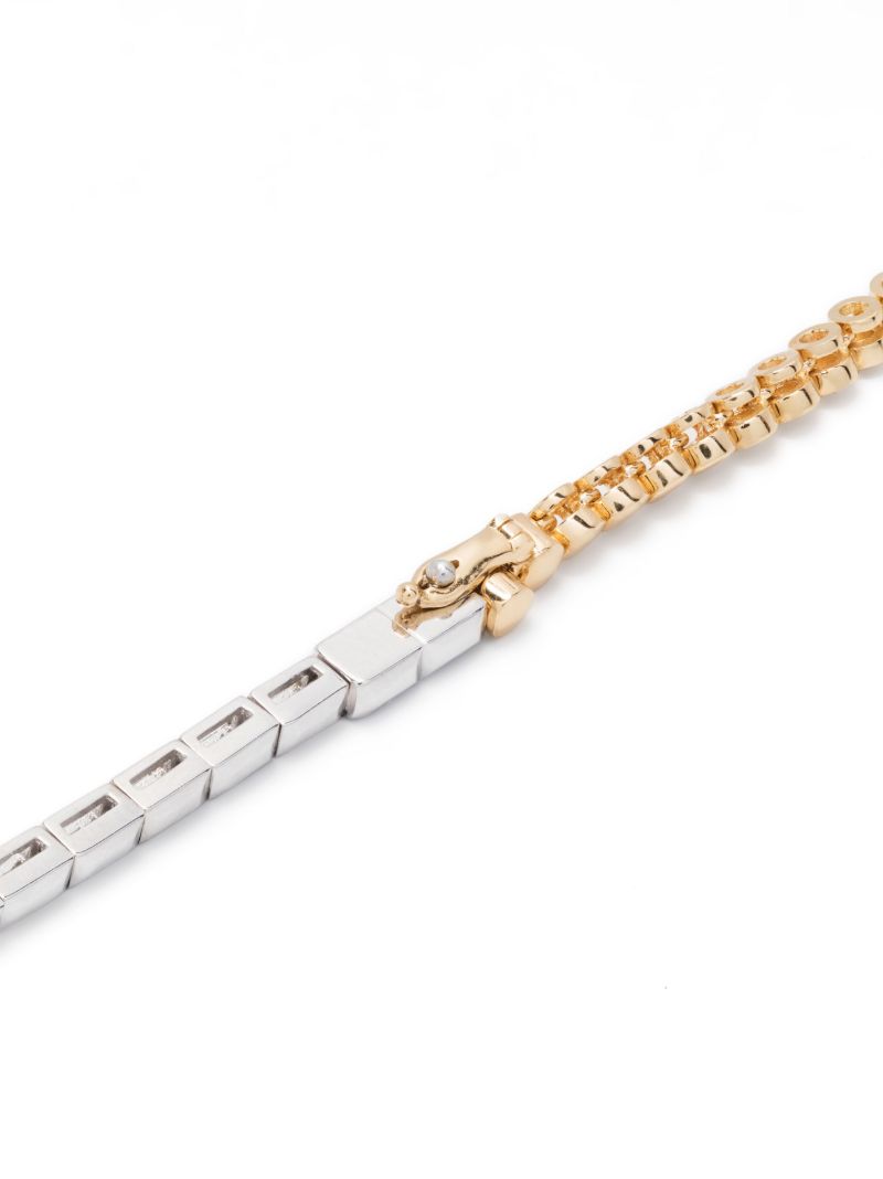 18k Yellow and White Gold Collier RiviÃ_x0083_Â¨re Diamond Necklace