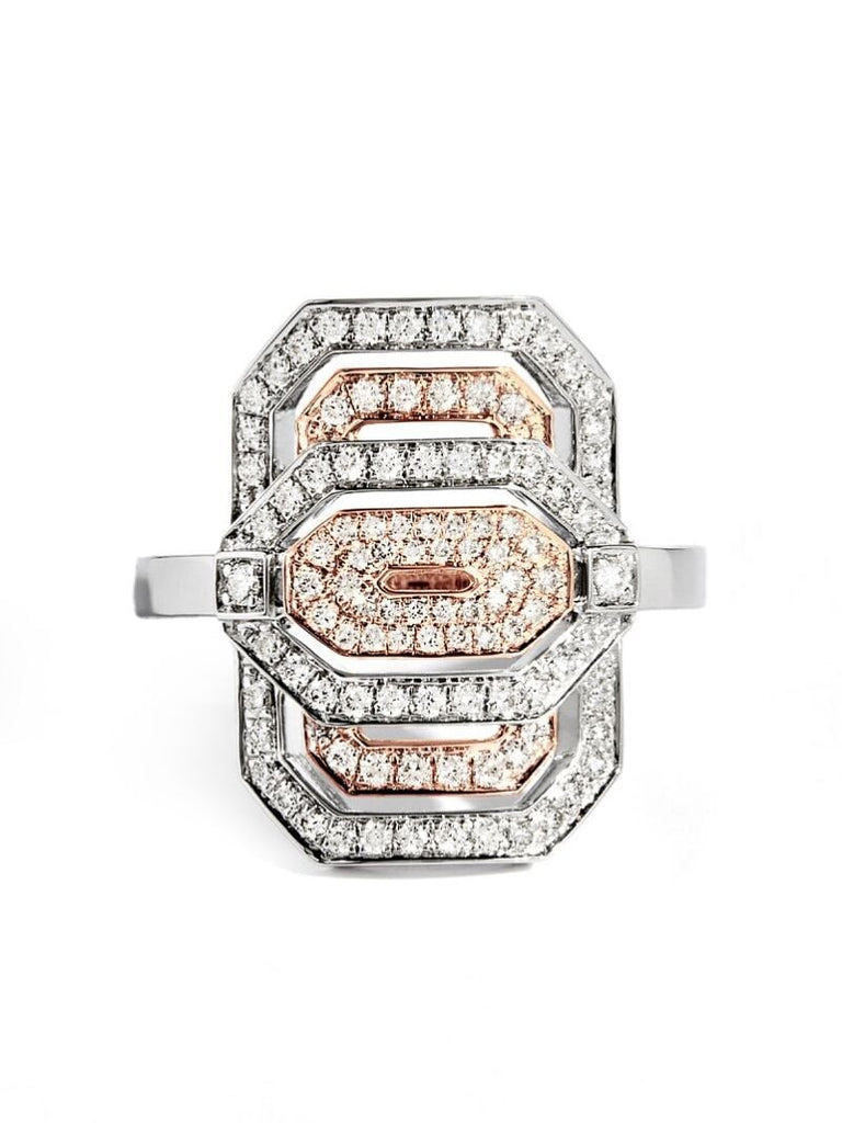 18kt Rose Gold My Way Diamond Ring
