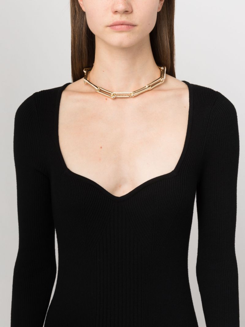 14k Yellow Gold Diamond Necklace