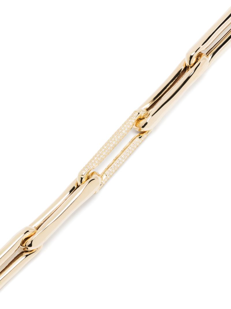 14k Yellow Gold Diamond Necklace