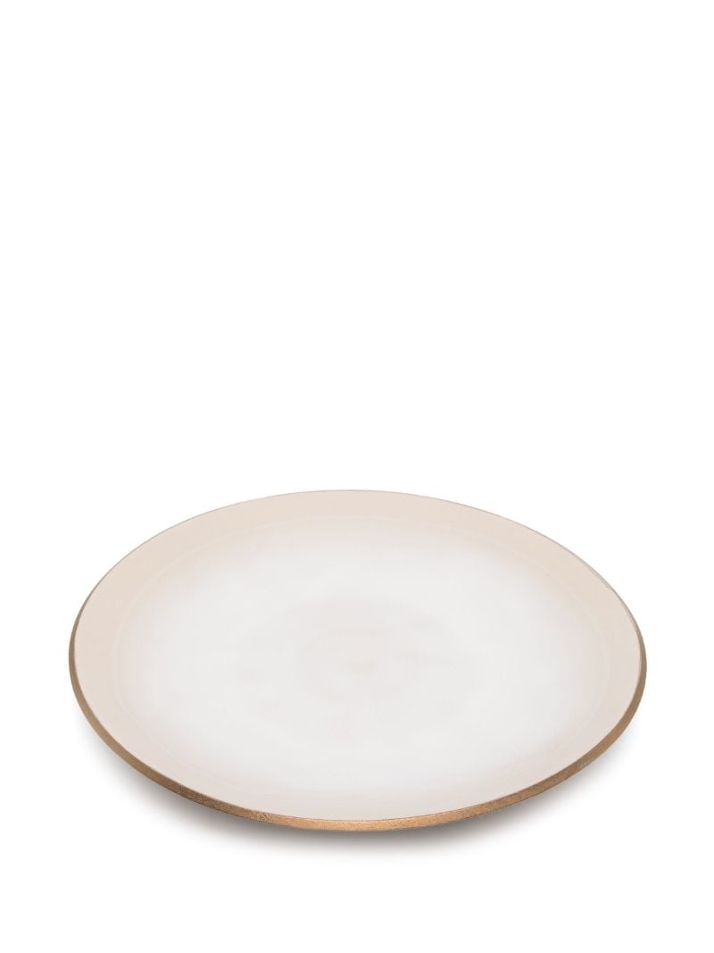 Neutral Ceramic Dinner Plate Set