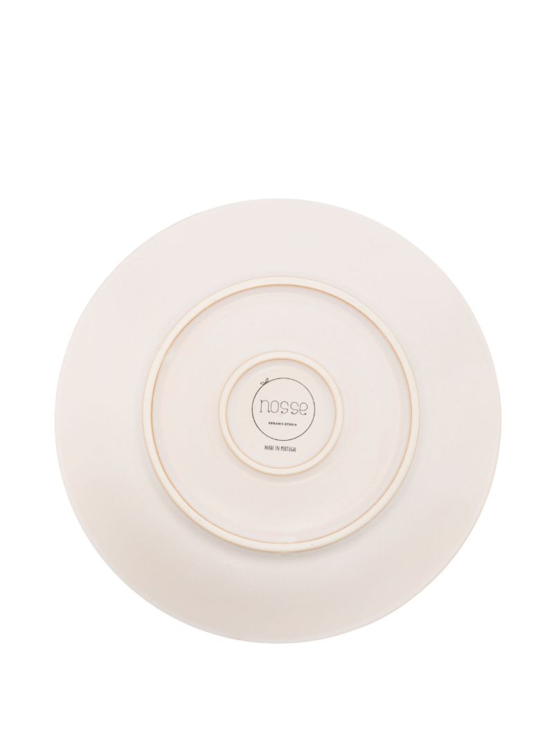 Neutral Ceramic Dinner Plate Set