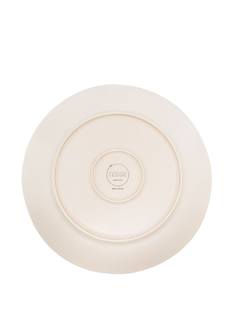 Neutral Ceramic Dinner Plate Set