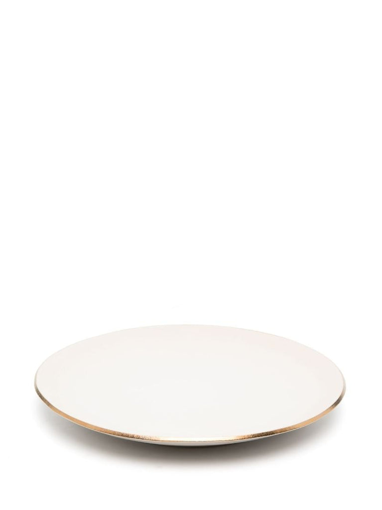 Neutral Ceramic Dinner Plate Set