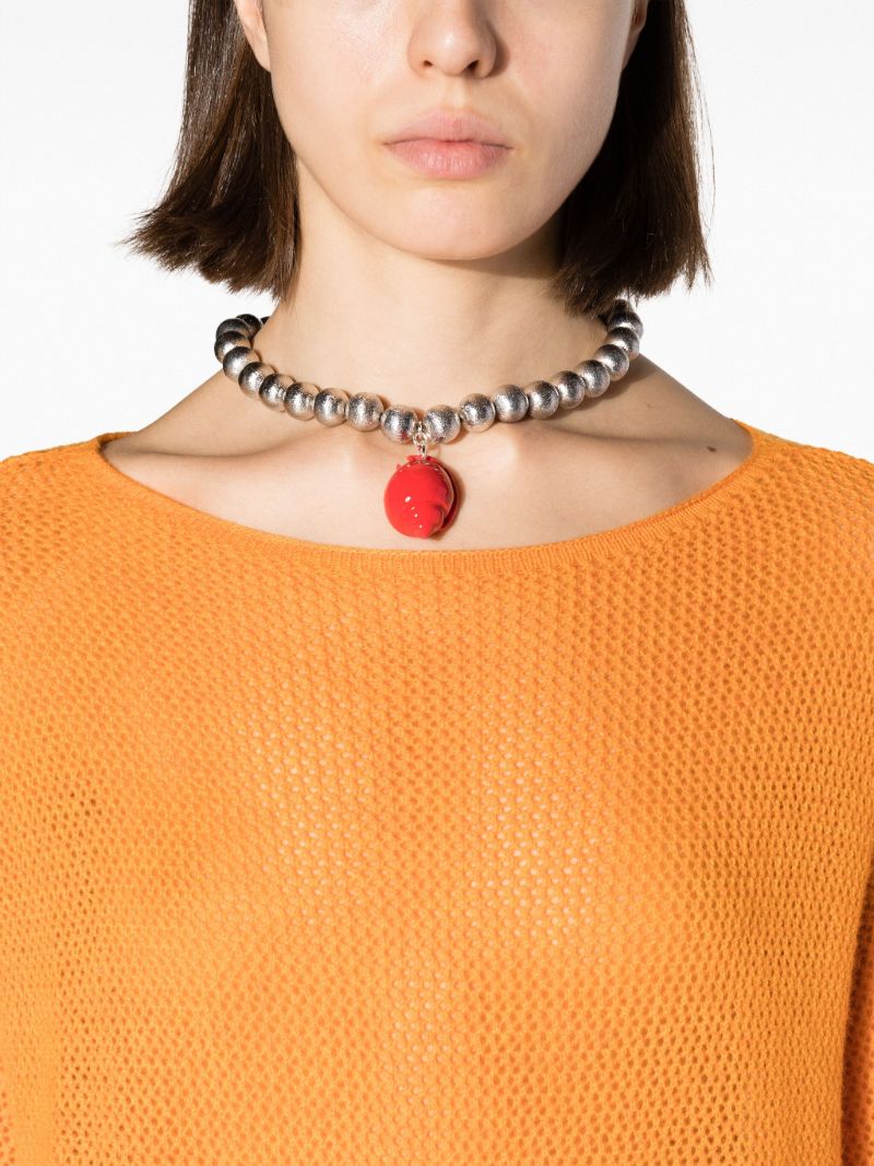 Silver-tone Aruba Necklace