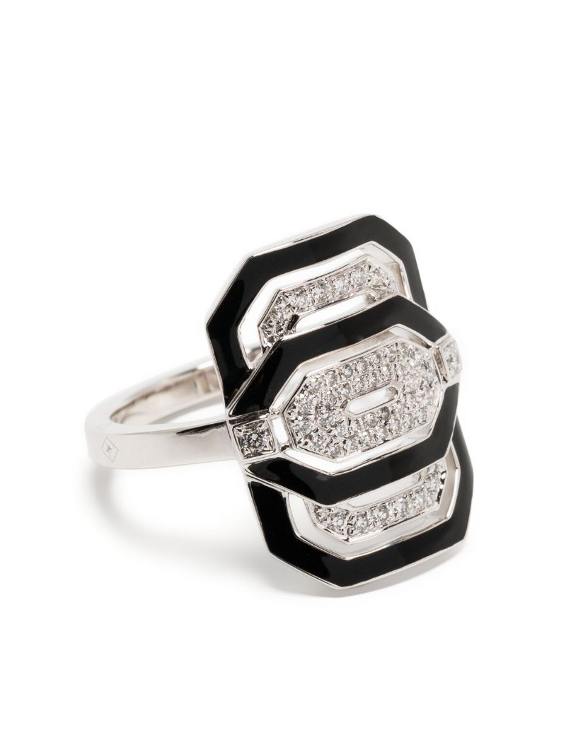 Sterling Silver Mini My Way Diamond Ring
