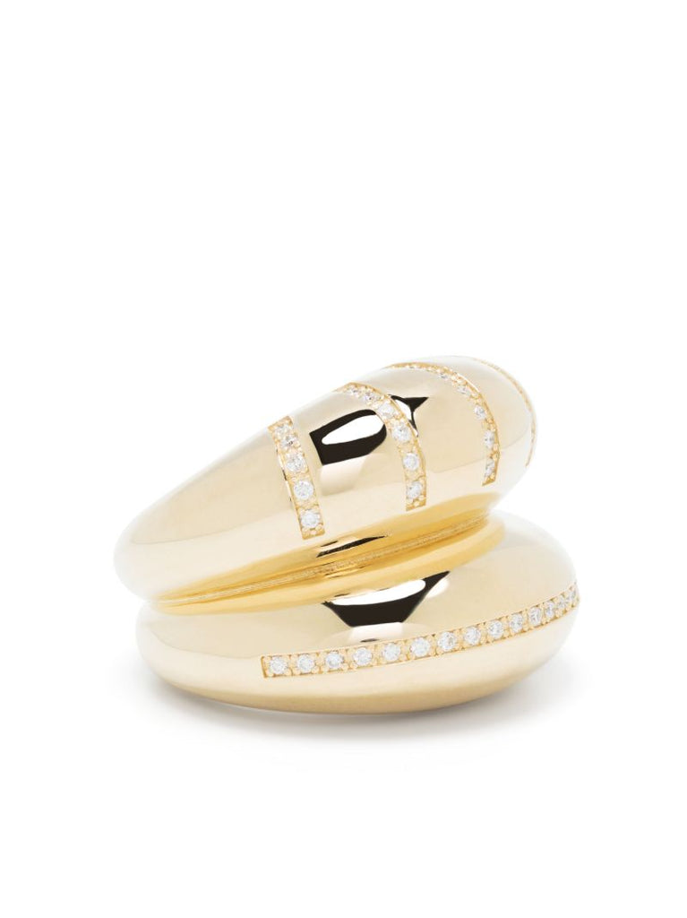 14k Yellow Gold Diamond Ring