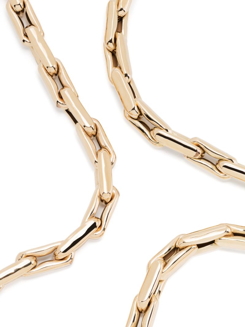 14k Yellow Gold Long Chain Necklace