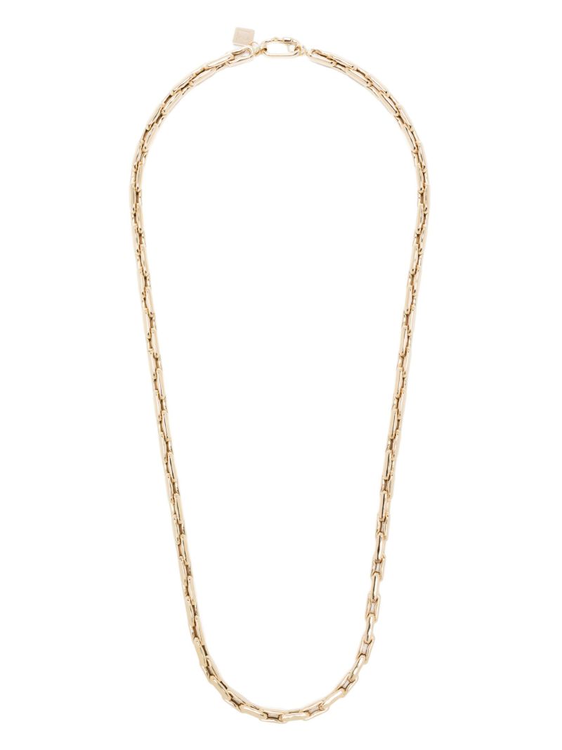 14k Yellow Gold Long Chain Necklace
