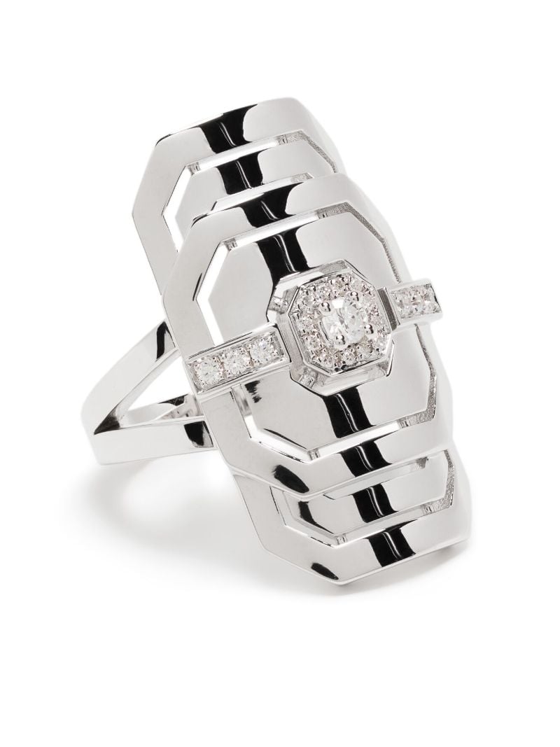 Sterling Silver My Way Diamond Ring