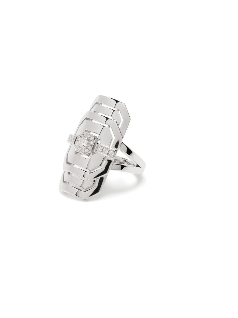 Sterling Silver My Way Diamond Ring