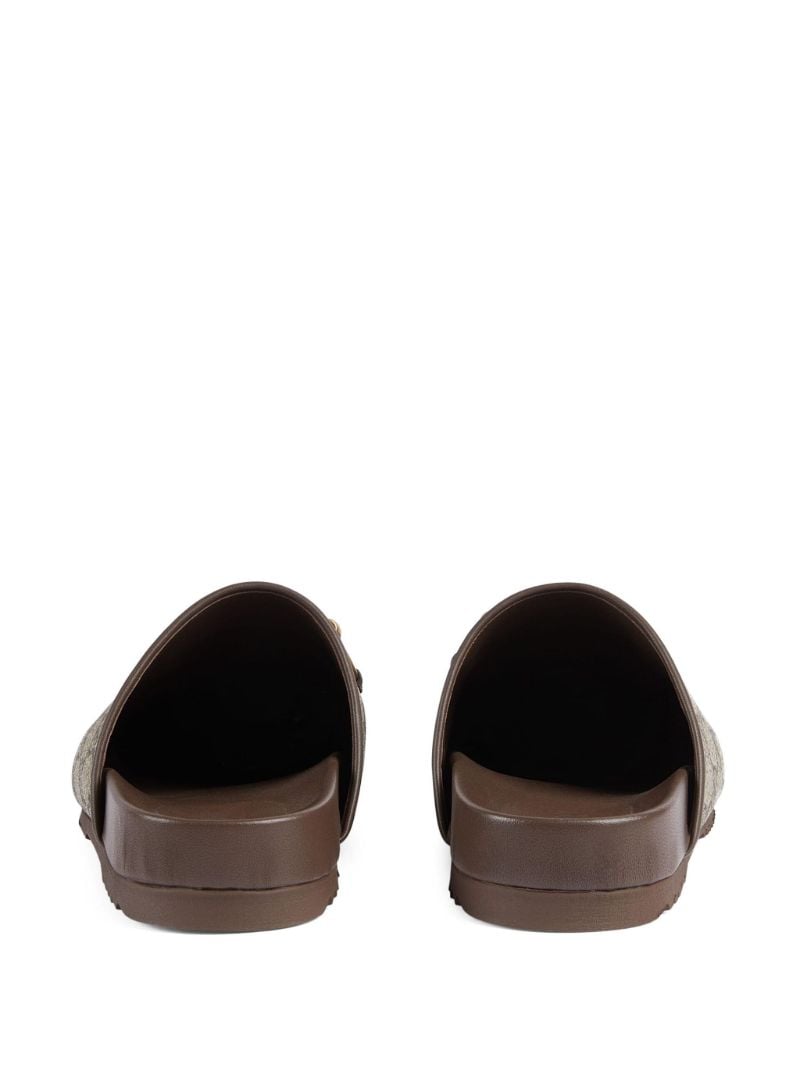 Brown Gg Supreme Horsebit Slippers