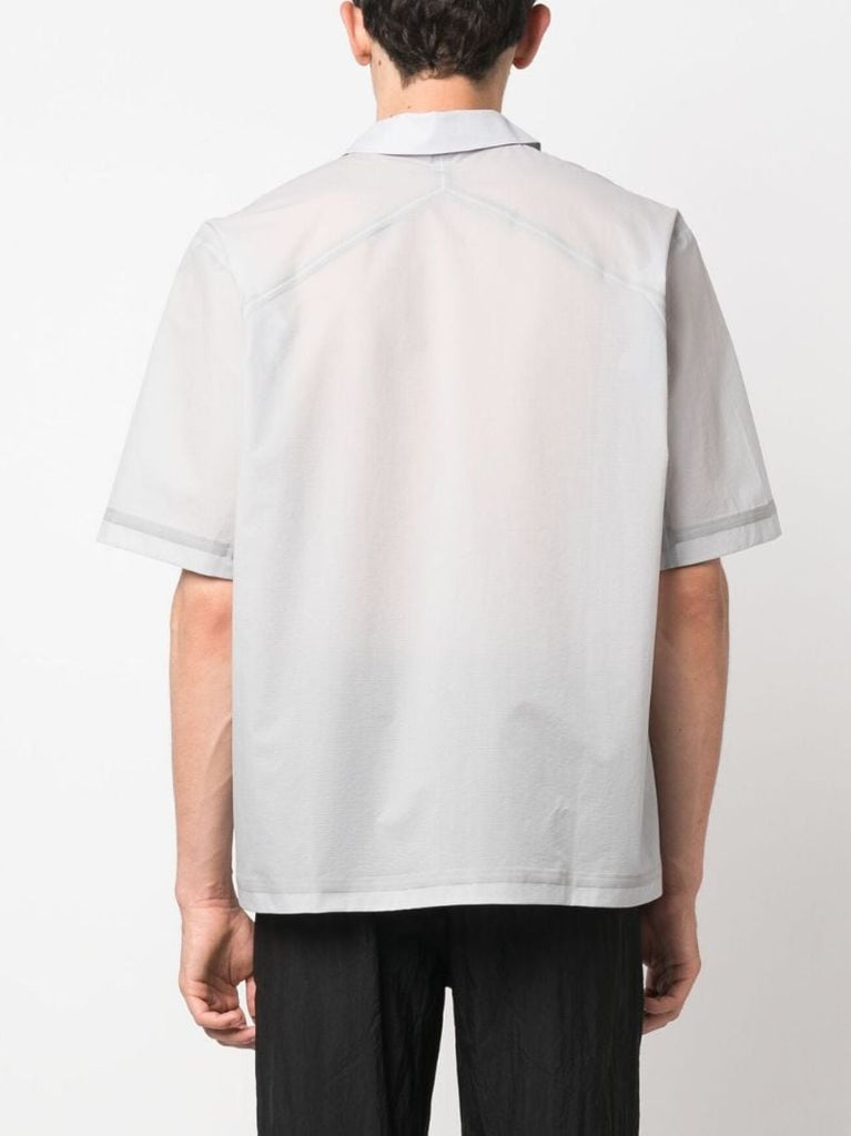 Grey Semi-sheer Shirt