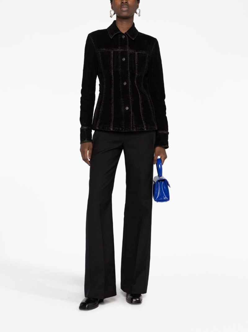 Black Velvet Trucker Jacket