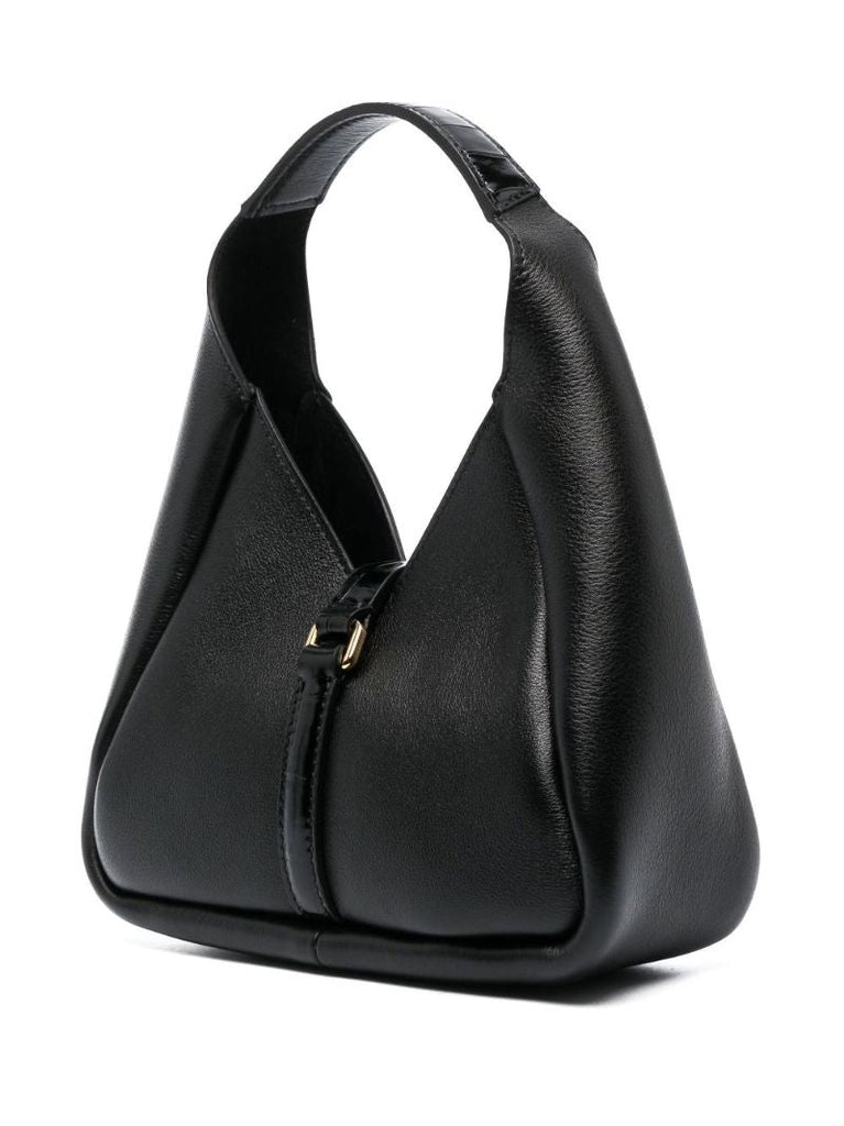 Black Mini G-hobo Leather Shoulder Bag