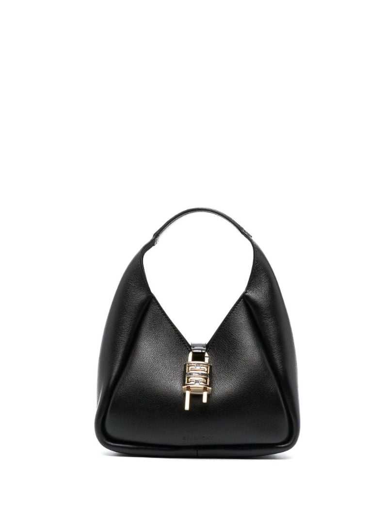 Black Mini G-hobo Leather Shoulder Bag