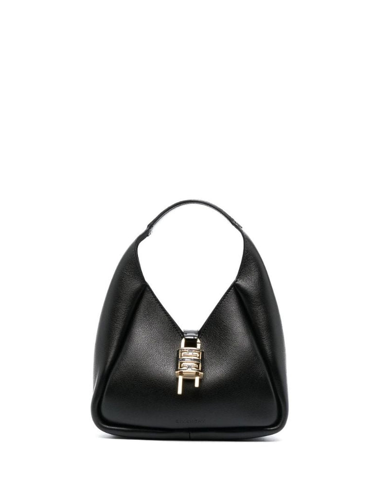 Black Mini G-hobo Leather Shoulder Bag