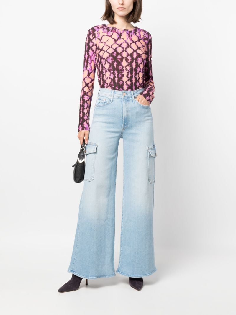 Blue the Undercover Cargo Wide Legs Jeans