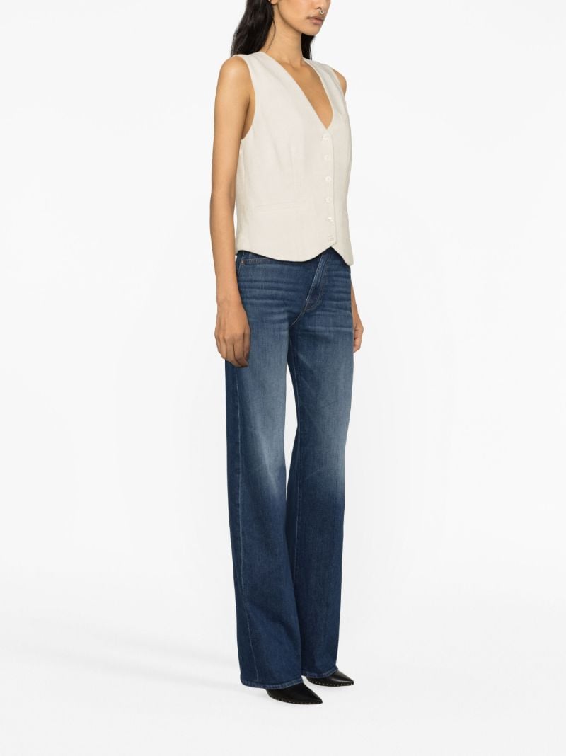 Blue the Lasso Heel Straight-leg Jeans