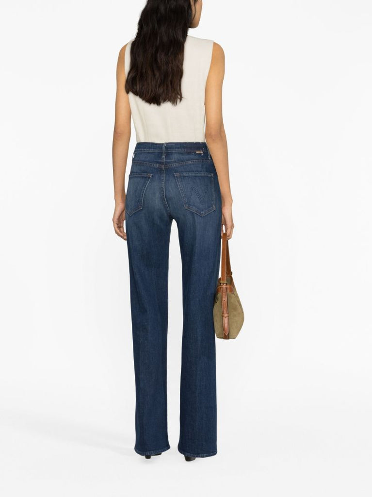 Blue the Lasso Heel Straight-leg Jeans