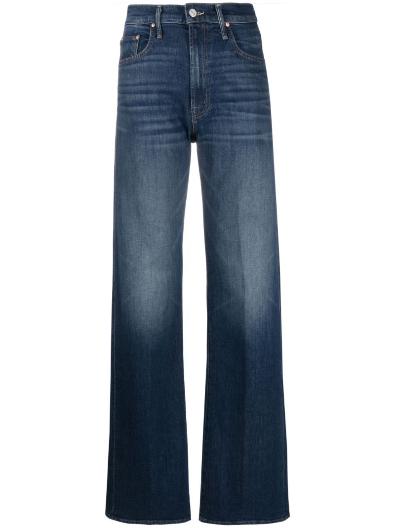 Blue the Lasso Heel Straight-leg Jeans