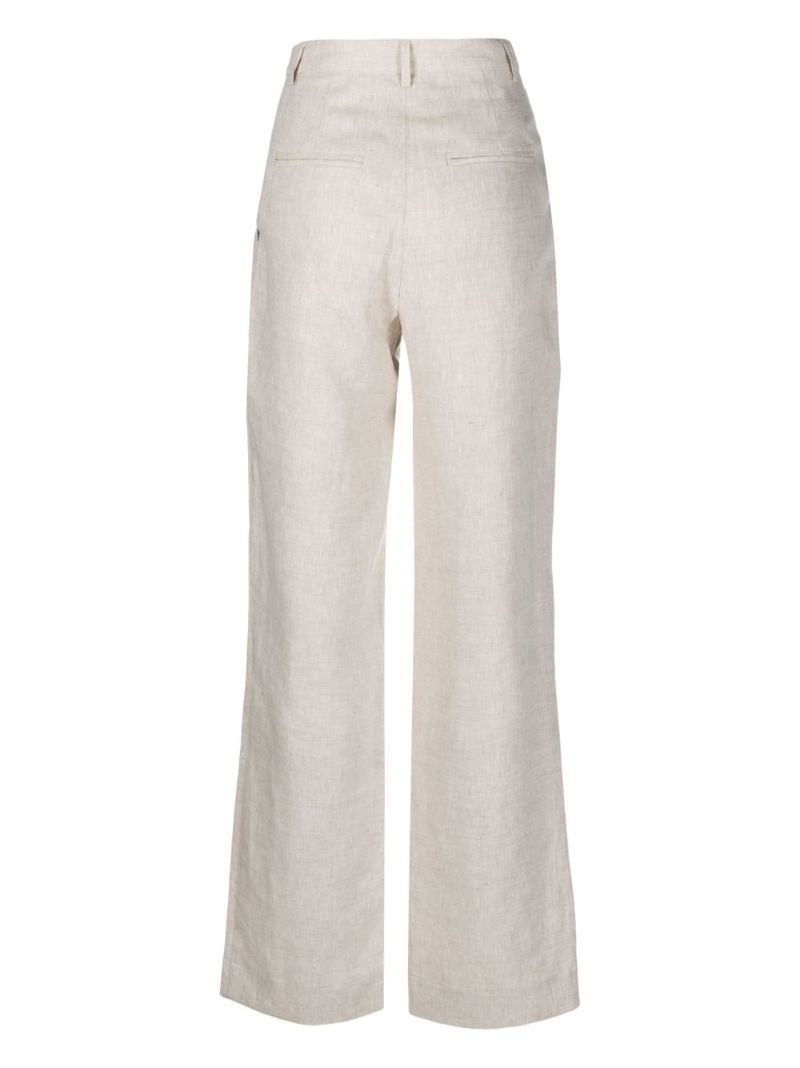 Neutral Mason Linen Trousers