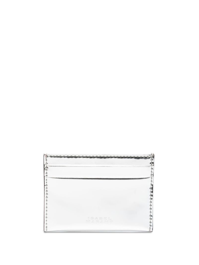 Silver-tone Chiba Card Holder