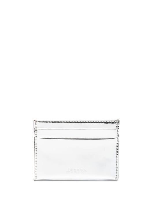 Silver-tone Chiba Card Holder