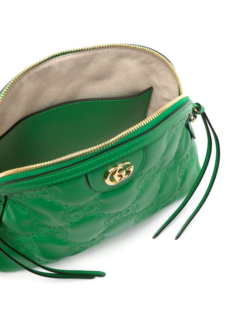 Green Gg MatelassÃ_x0083_Â© Leather Cross Body Bag