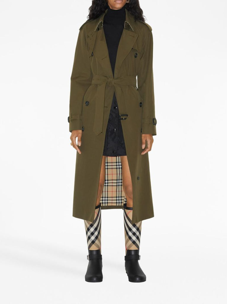 Khaki Tropical Garbadine Waterloo Trench Coat