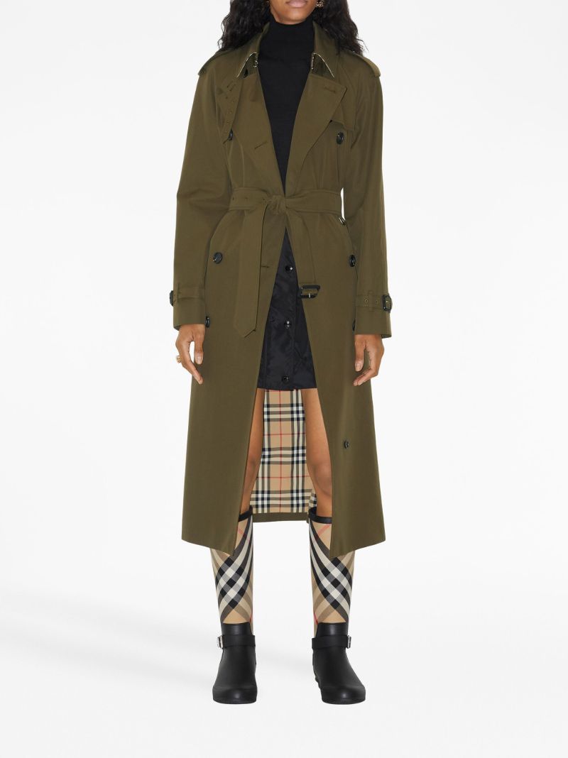 Khaki Tropical Garbadine Waterloo Trench Coat