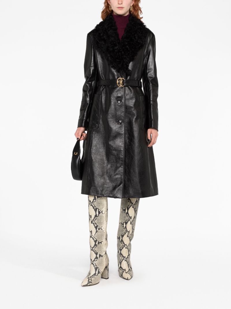 Black Single Breasted Coat