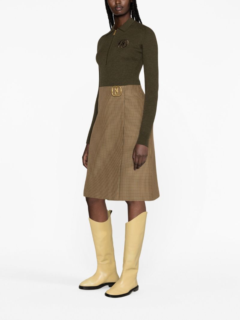 Green Logo-embroidered Merino Sweater