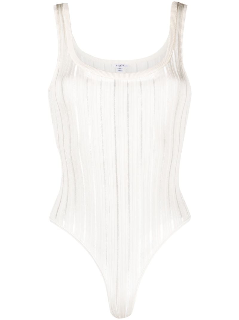 Neutral Crinoline Tank Bodysuit