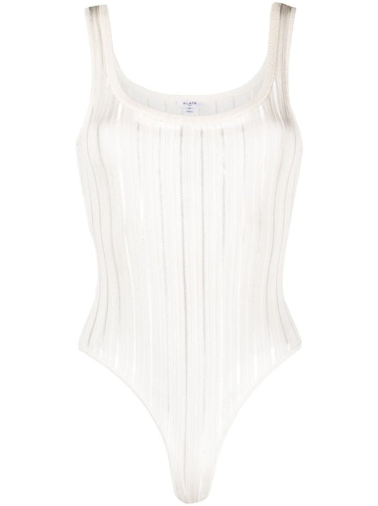 Neutral Crinoline Tank Bodysuit