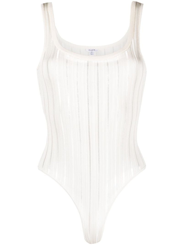 Neutral Crinoline Tank Bodysuit