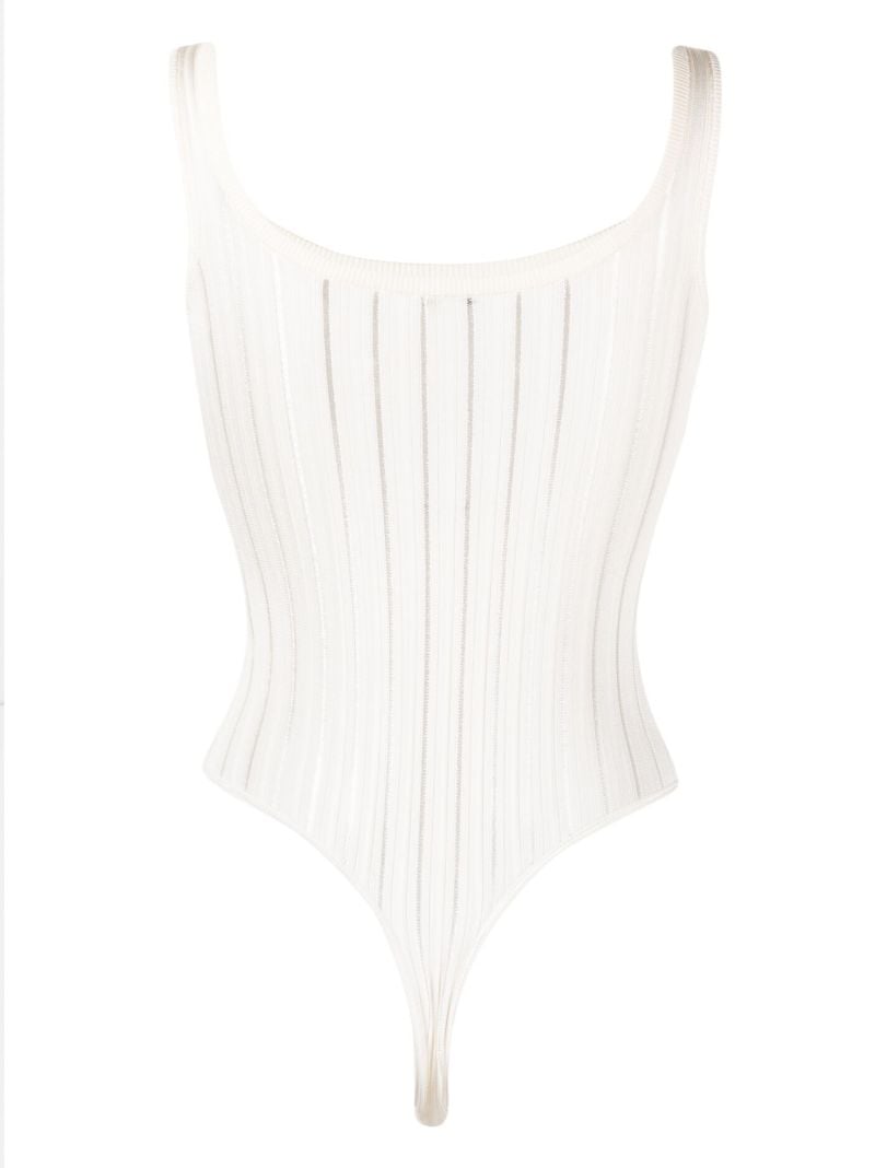 Neutral Crinoline Tank Bodysuit