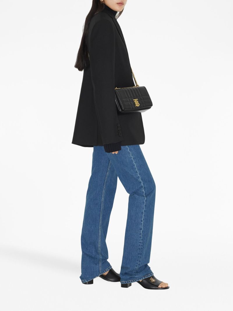 Blue Straight-leg Cotton Jeans