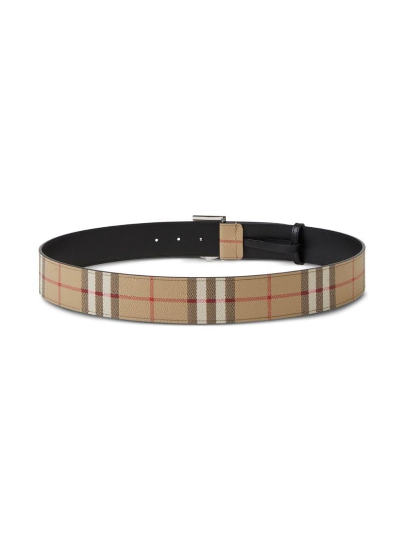 Neutral Check Reversible Belt