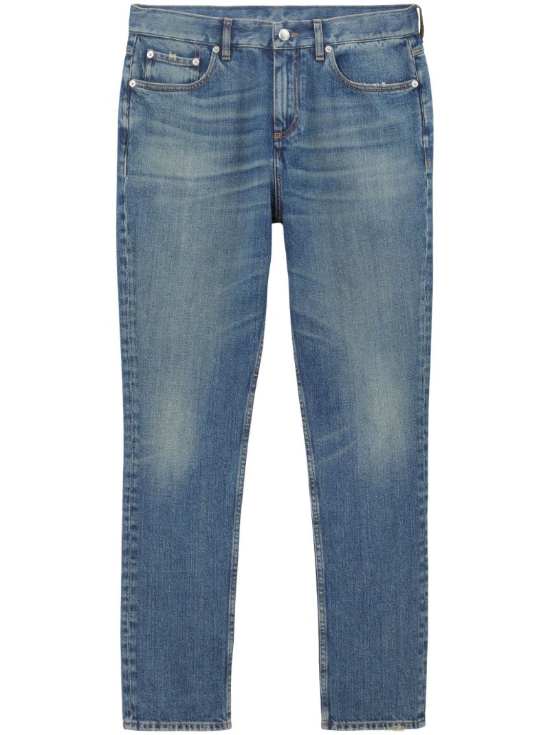 Blue Japanese Slim-fit Jeans