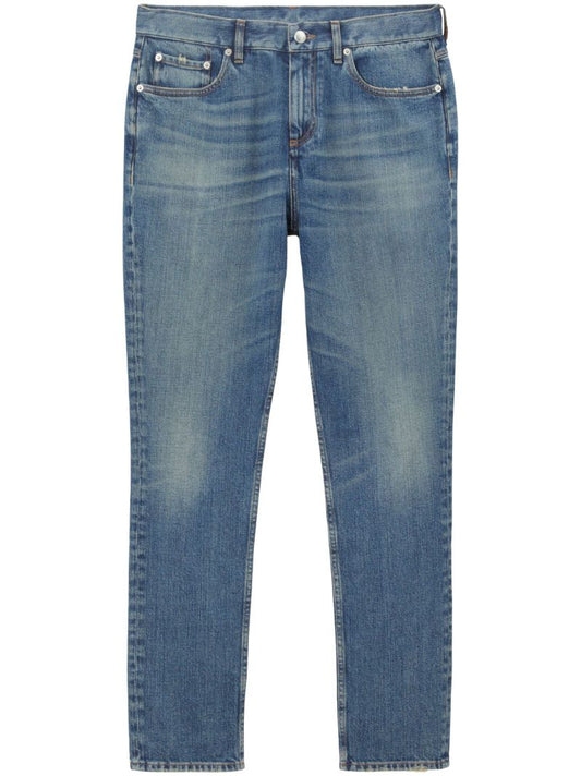 Blue Japanese Slim-fit Jeans