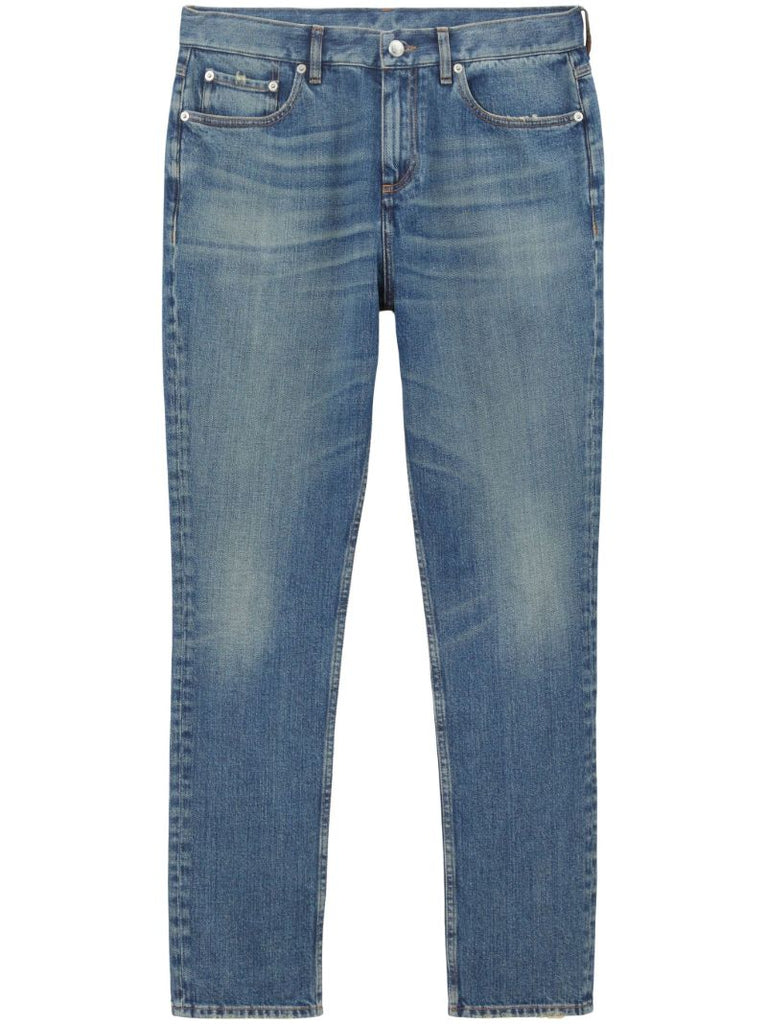Blue Japanese Slim-fit Jeans