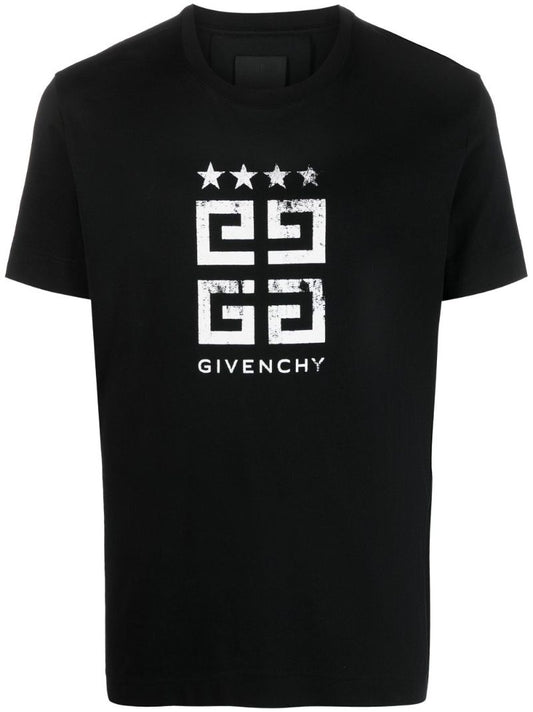 Black 4g-print Cotton T-shirt