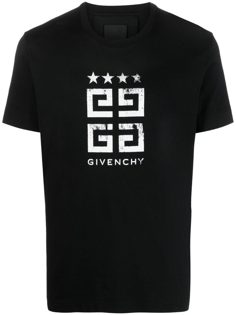 Black 4g-print Cotton T-shirt