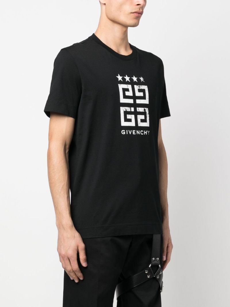 Black 4g-print Cotton T-shirt