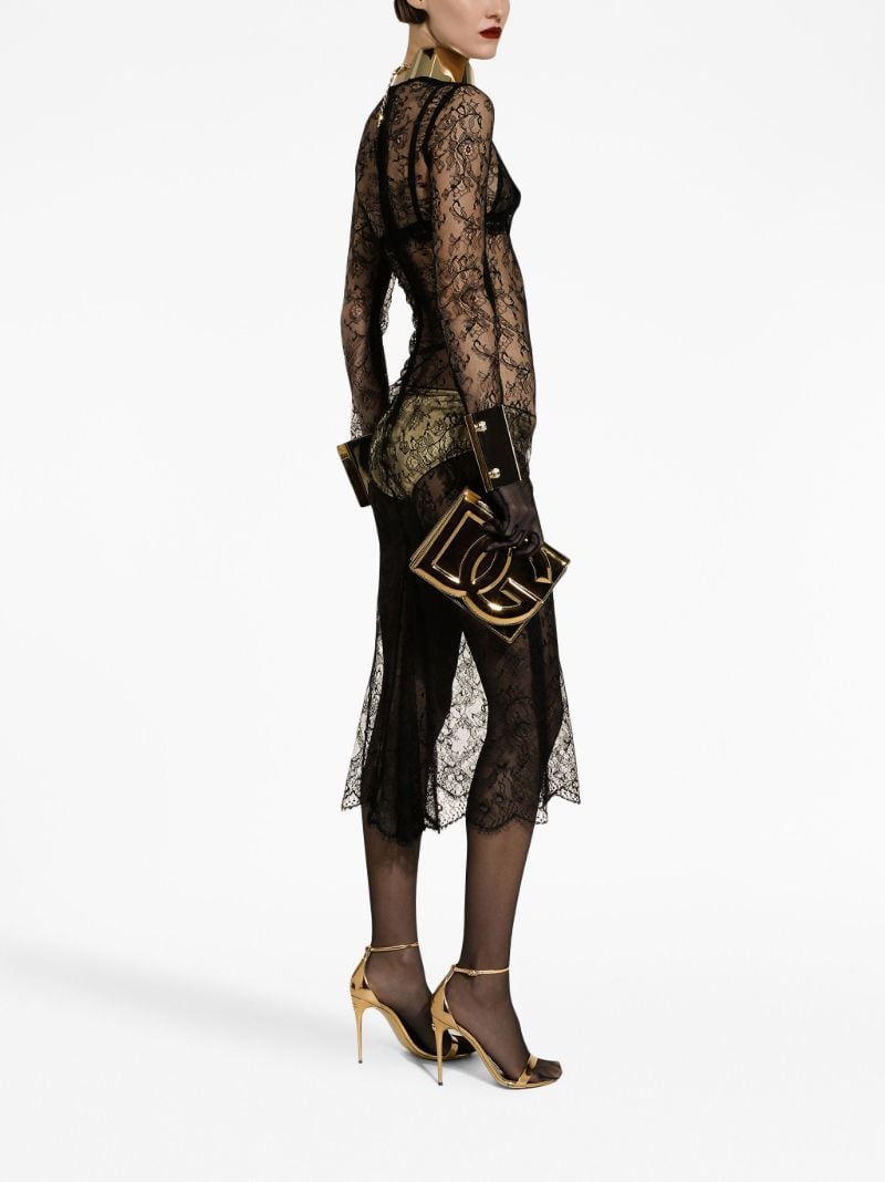 Gold-tone Logo-embossed Shoulder Bag