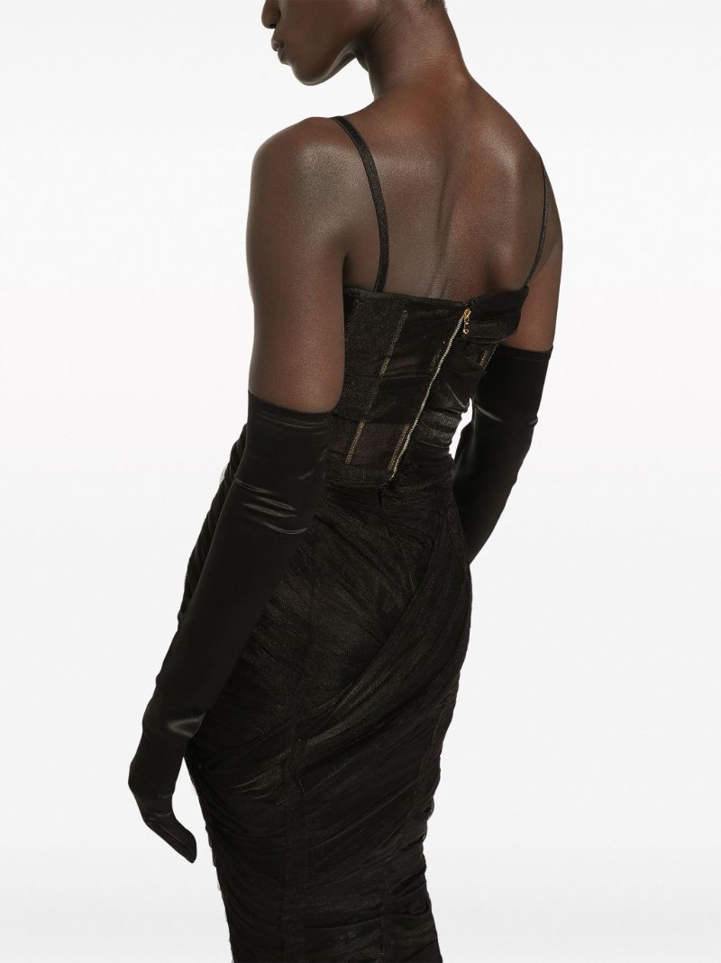 Black Tulle Corset Dress