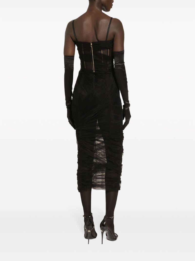 Black Tulle Corset Dress