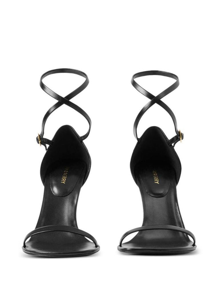 Black 100 Leather Sandals
